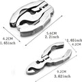 9-in-1 Keychain Multitool Pliers, Compact Pocket Tool, Stainless Steel Mini Folding Gear, Screwdrivers, Wire Cutter, Stripper, Crimper, Bottle Opener, Camping Hiking Repair