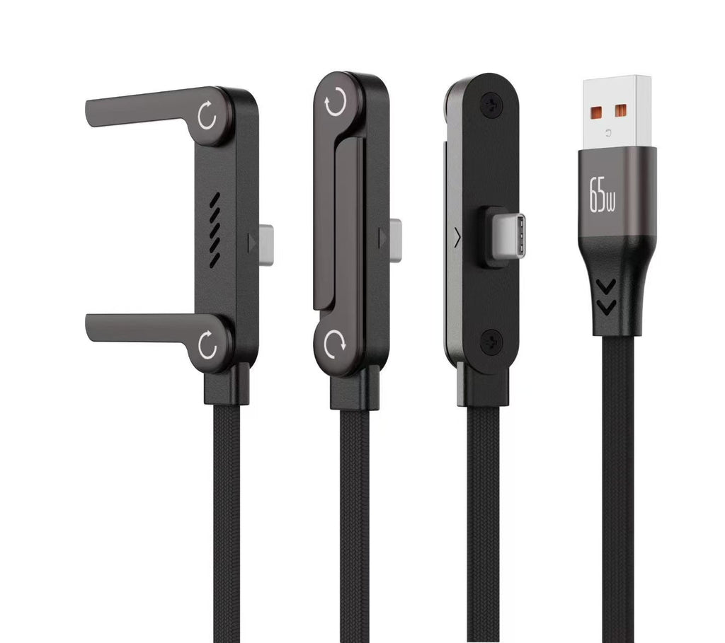 New 240W Fast Charging Foldable Phone Holder Data Cable