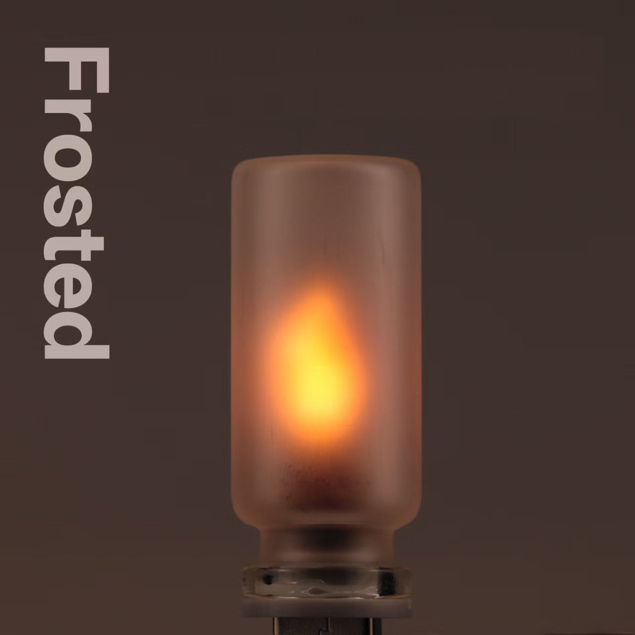 USB Plug-in LED Flame Effect Lamp, Compact Vintage Flameless Lighting for Home Party Bedroom Holiday Outdoor Use