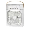 Portable Air Conditioner, 4-in-1 Air Cooler, 600ml Quiet Mini Air Conditioner Desk Fan, Mini Air Conditioning with 3 Speeds/Cool Mist/2-8H Timer/6 LED Light, Cooling Fan for Summer,Room,Home,Office