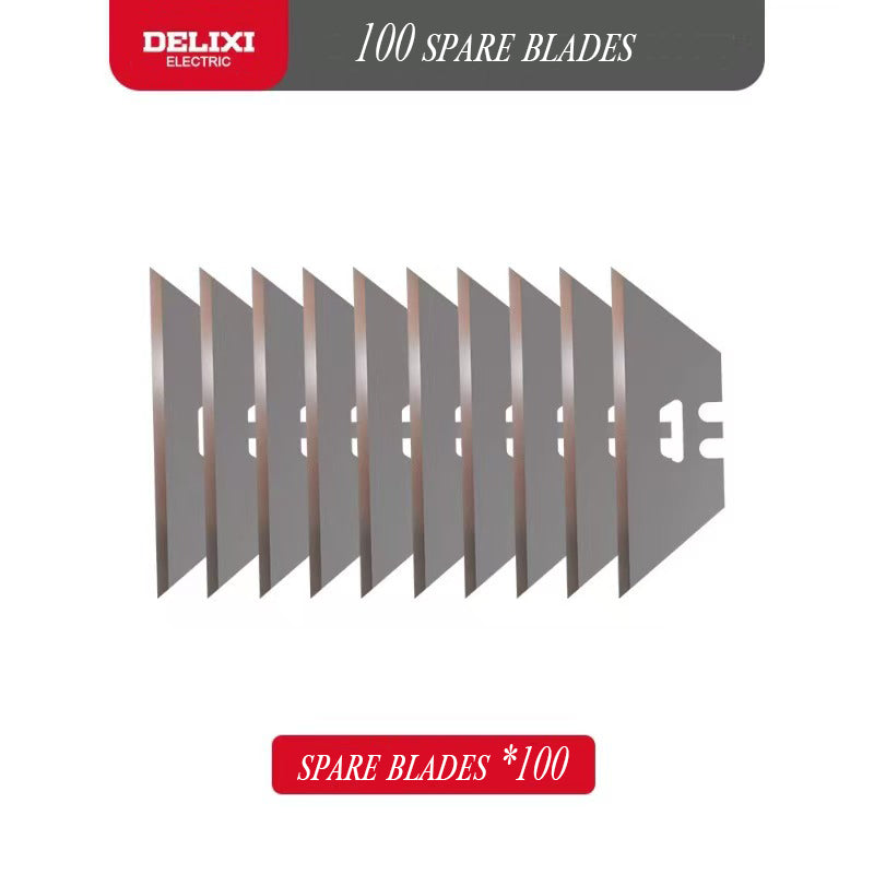 DELIXI 2-in-1 Utility Knife Scraper,Folding Utility Scraper Tool,Heavy-Duty Zinc Alloy Body, SK2 Black Blade Storage & Replacements, Razor Blade Scraper, Cardboard Cutter, EDC Tools and Gadgets for Home, Office fathersdaygift