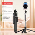 B16 Selfie Stick Tripod with Ring Light 360°Rotation, Dual Fill Lights, Selfie Light，Wireless Remote for iPhone Android phone tripod for Vlog stand content Gifts