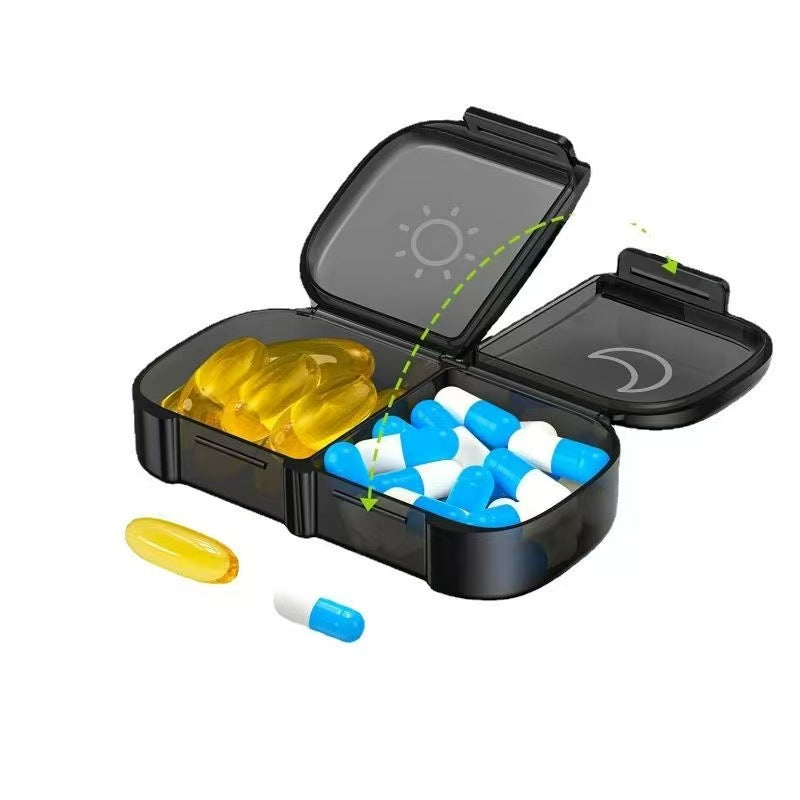 Food-grade material medicine box, 7 days a week, 14 compartments, 28 compartments, convenient medicine storage box
