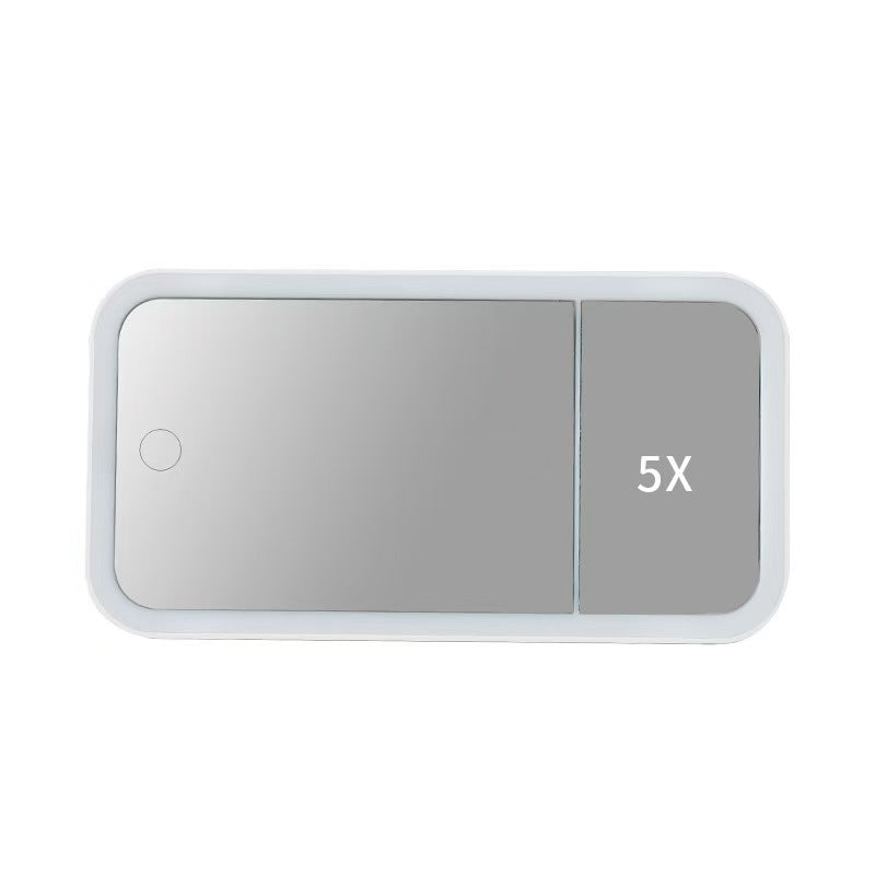 Led Sun Visor Vanity Mirror, Upgraded Large Car Mirrors with Lights, Dimmable Light up Vanity Makeup Mirror for Car,Rechargeable Universal Rear View Visor Mirrors