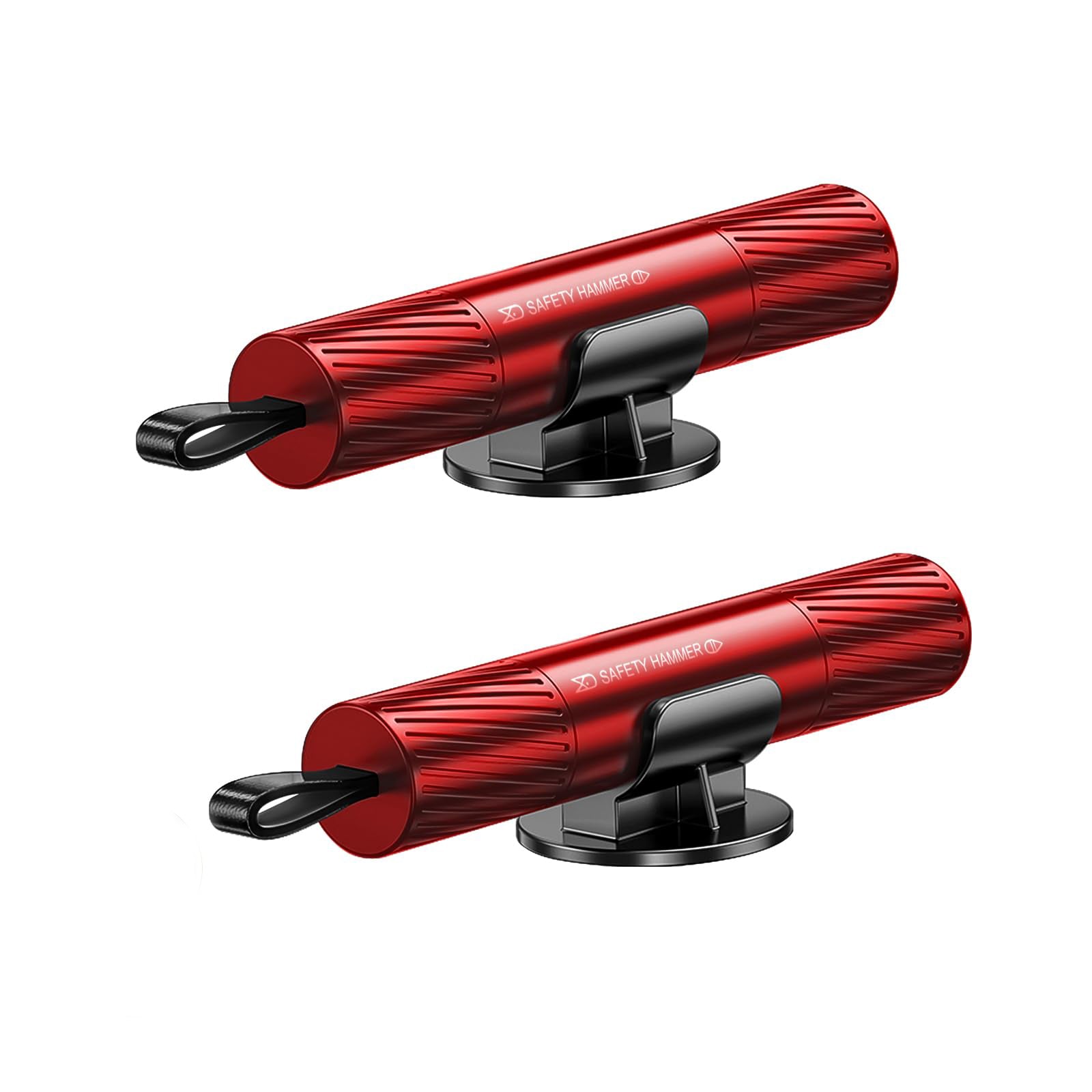 2 Pack 2026 Upgraded Safety Hammer,Safe Hammer Glass Breaker Under Water,Seatbelt Cutter Window Breaker Emergency Escape Tool,Seat Belt Cutter and Glass Breaker for Cars,Gift of test glass