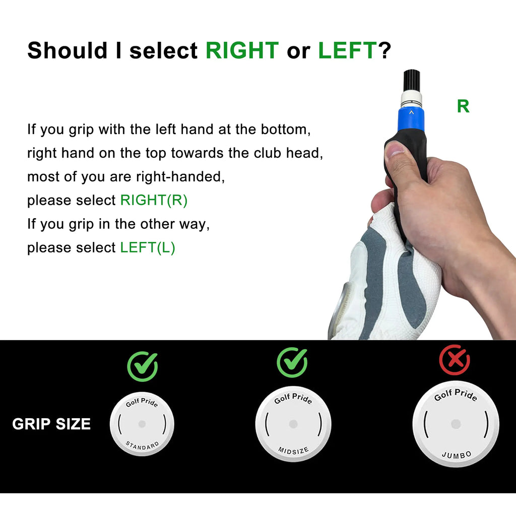 ⛳️🔥Hot Sale 60%Golf Grip Trainer, Fix Swing Grip, Golf Grip Training Aids