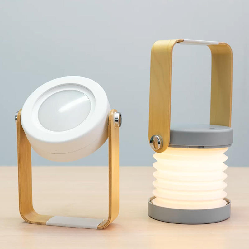 Retro folding desk lamp，Touch lamp, charging night light, reading portable lantern, lamp for home use, Christmas lamp
