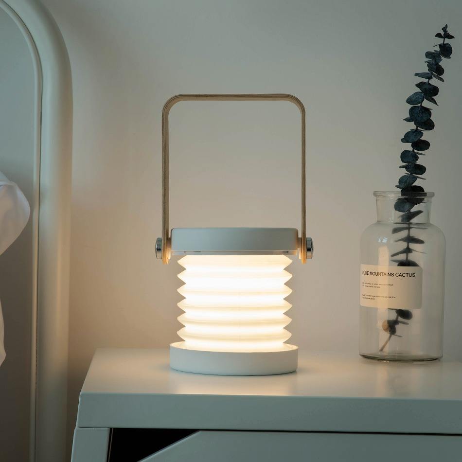 Retro folding desk lamp，Touch lamp, charging night light, reading portable lantern, lamp for home use, Christmas lamp