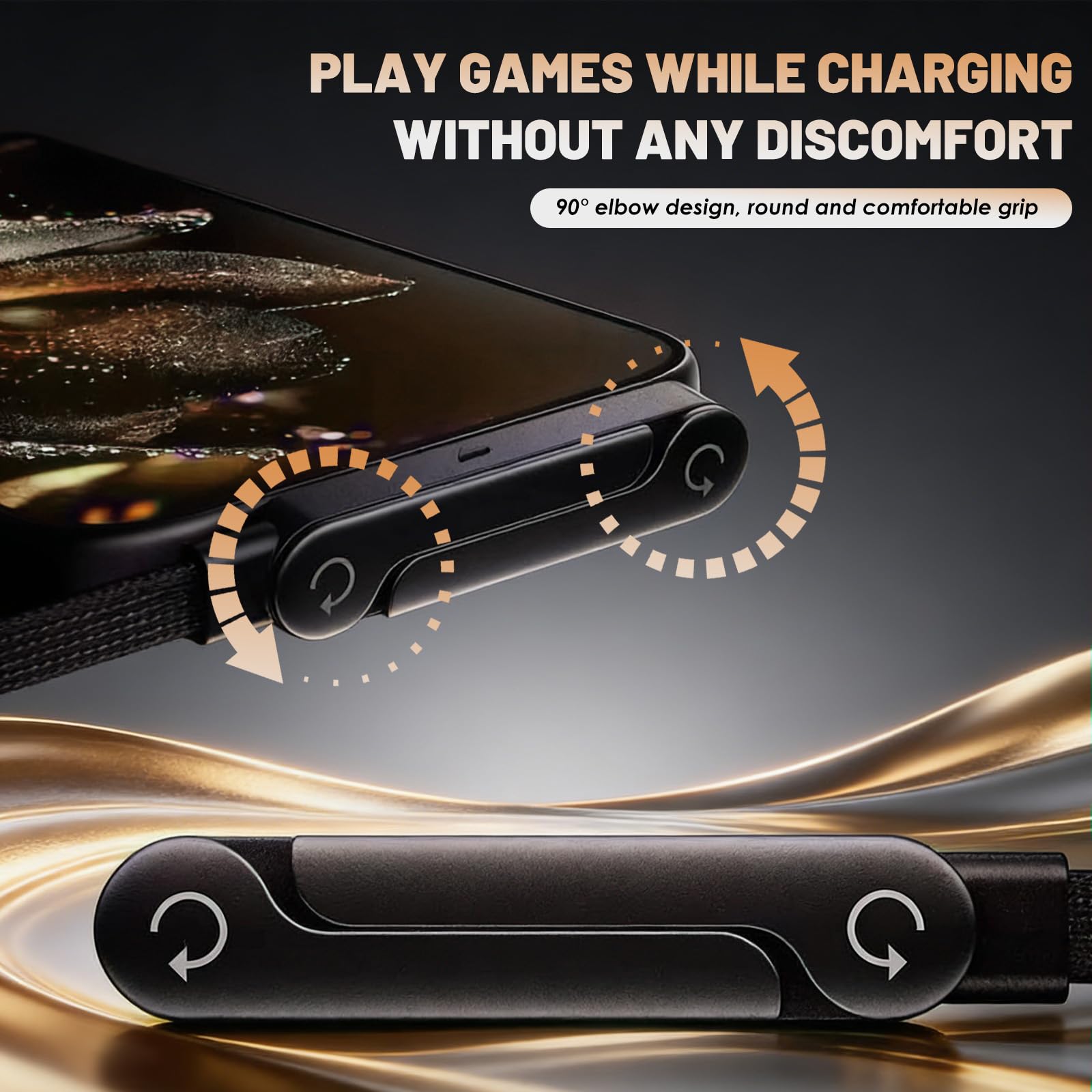 New 240W Fast Charging Foldable Phone Holder Data Cable