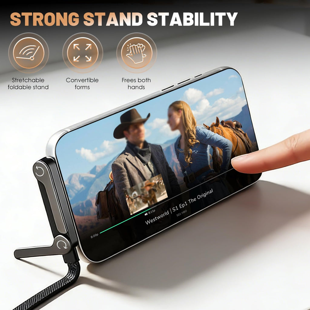 New 240W Fast Charging Foldable Phone Holder Data Cable