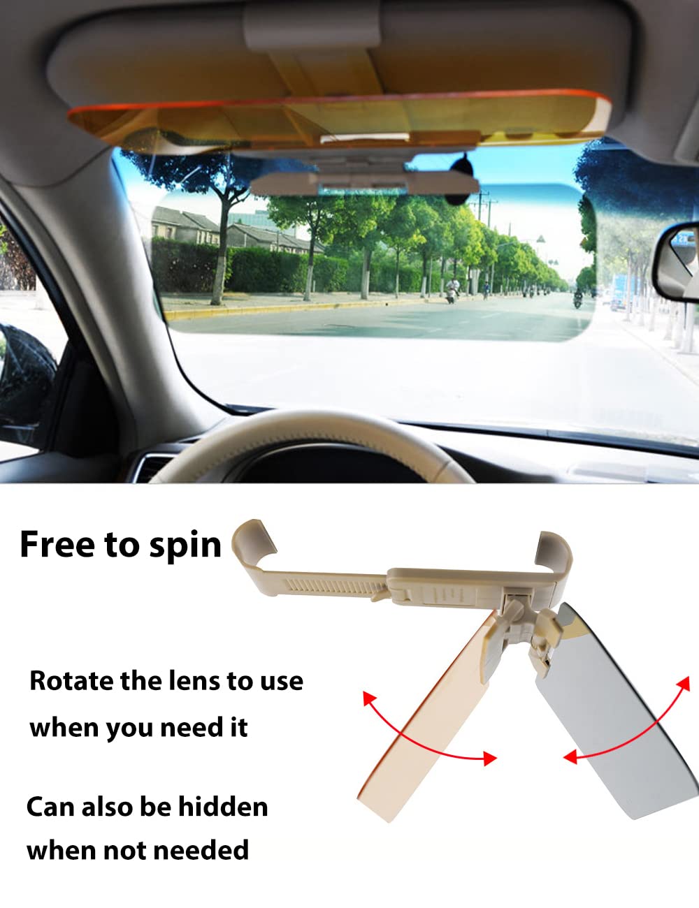 Universal Anti-Glare Car Sun Visor UV Protection Anti-Dazzle | Limited Time Discount