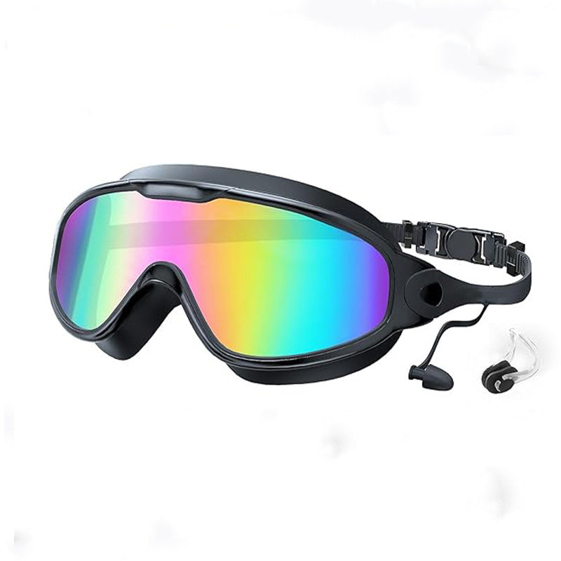 Swim Goggles  - Wide View Anti-Fog & UV, No Leaking Swim Glasses for Men, Women, Kids Swimming