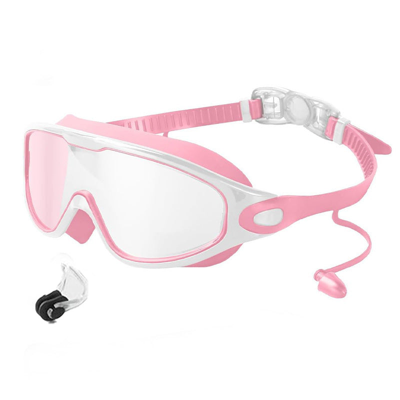 Swim Goggles  - Wide View Anti-Fog & UV, No Leaking Swim Glasses for Men, Women, Kids Swimming