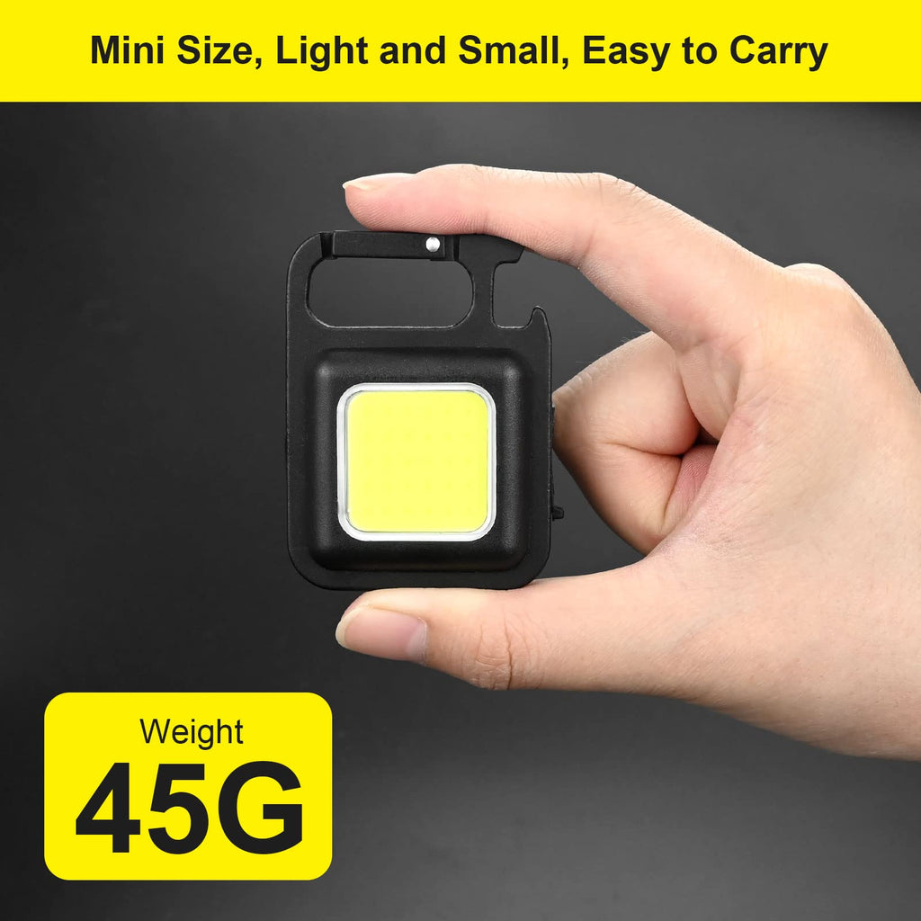 1000 Lumen Mini Torch Keyring Led Super Bright Rechargeable | LED Key Ring Torches Rechargeable Keyring Torch
