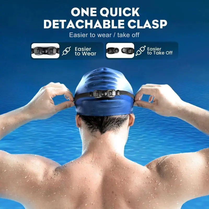 Swim Goggles  - Wide View Anti-Fog & UV, No Leaking Swim Glasses for Men, Women, Kids Swimming