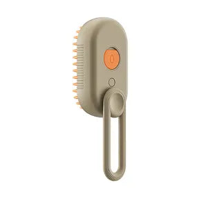 3-in-1 Electric Steam Pet Grooming Brush with Spray | Cat & Dog Hair Removal Comb