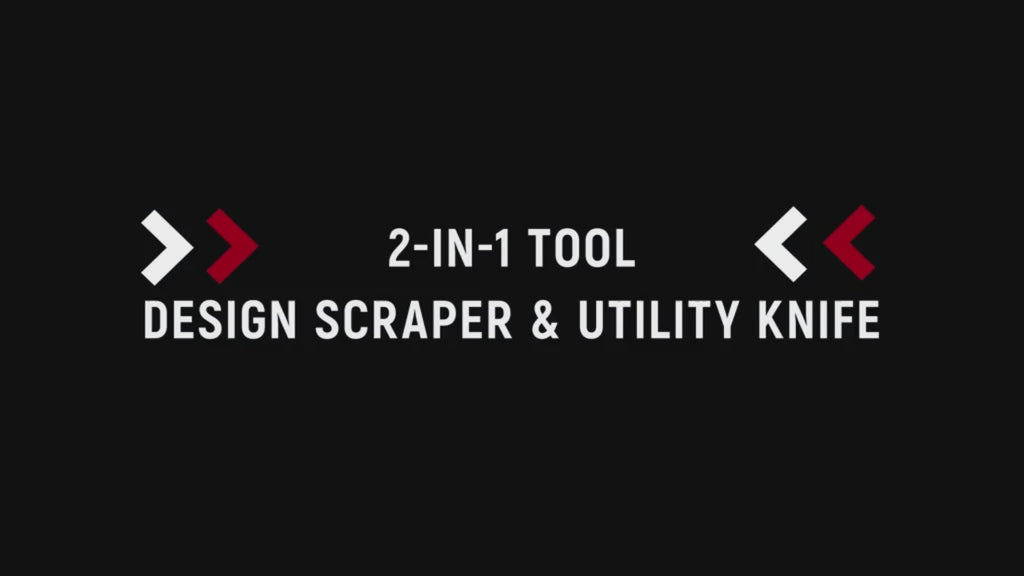 DELIXI 2-in-1 Utility Knife Scraper,Folding Utility Scraper Tool,Heavy-Duty Zinc Alloy Body, SK2 Black Blade Storage & Replacements, Razor Blade Scraper, Cardboard Cutter, EDC Tools and Gadgets for Home, Office fathersdaygift