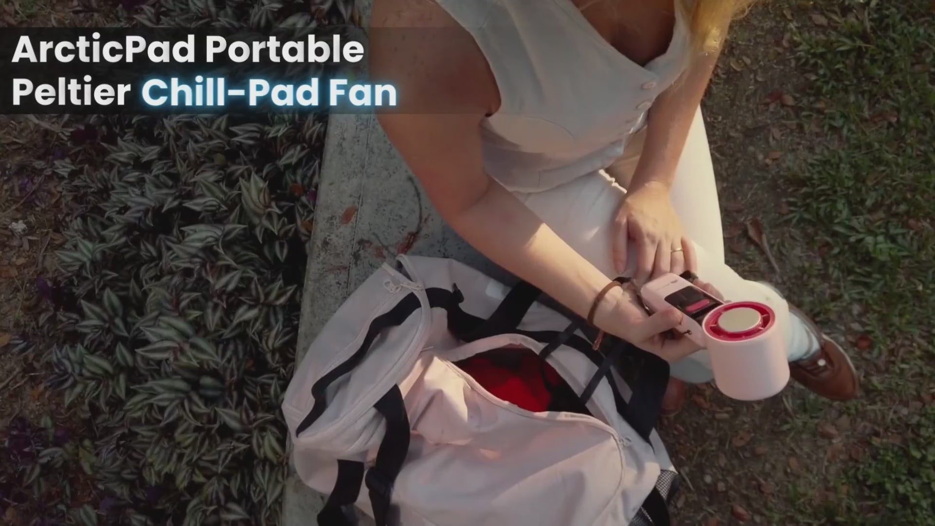 2026 ArcticPad Portable Peltier Chill-Pad Fan - Cooling Handheld Fan with Cold Plate - 13K RPM, 100 Speeds